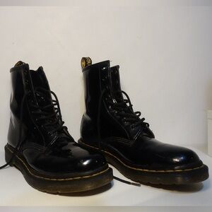 Doc Martens Black Patent Leather Boot